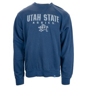 Men's Utah State Aggies Embroidered Crew Sweatshirt